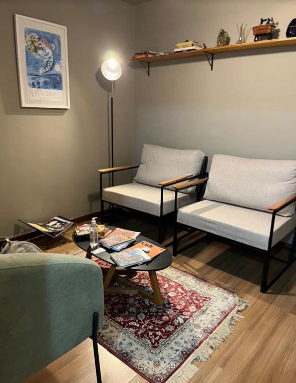 Sala de espera do consultório